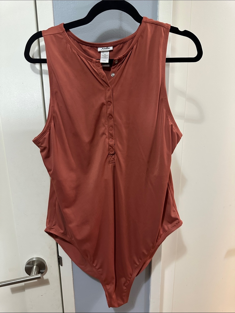 Andie Swim Malibu Suit in Clay XXL